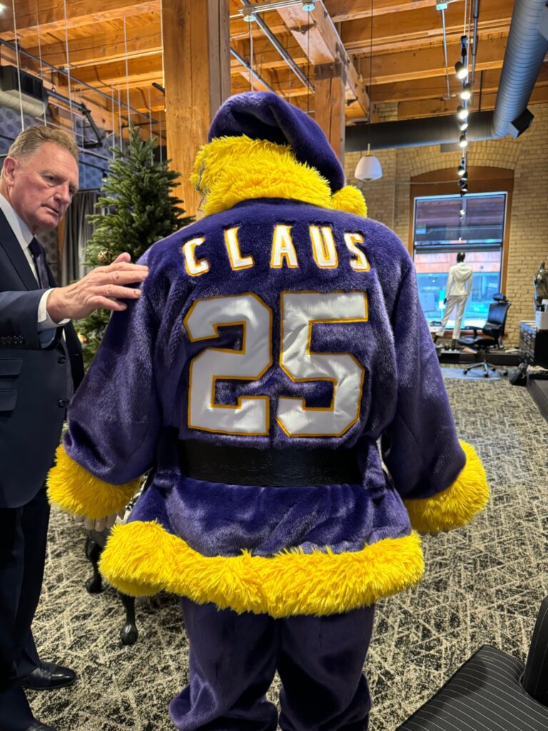 Minnesota's Santa Boe Custom Viking Suit